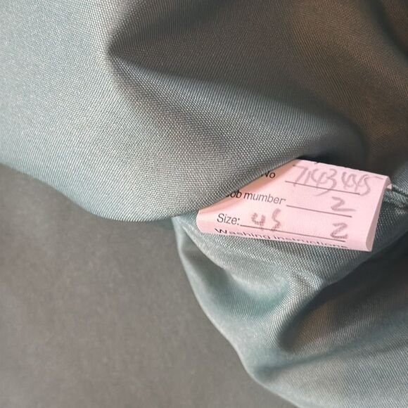 Women’s Green Chiffon 3 Piece Mother of the Bride Formal Pant Suit Size 2 - Picture 8 of 14